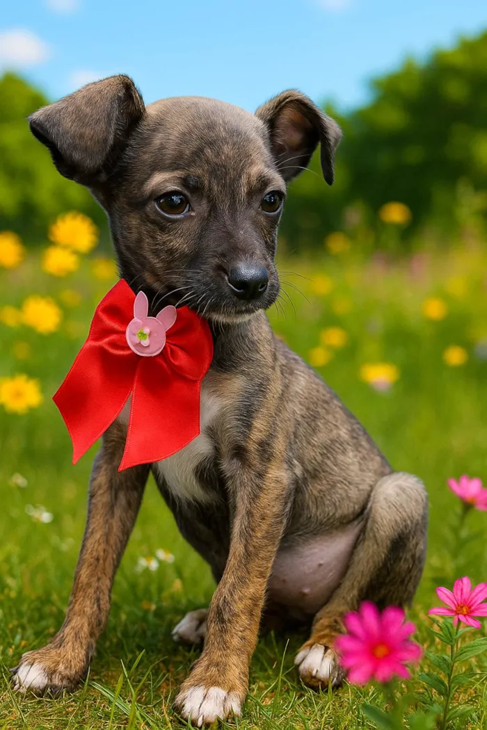 Cachorro ra a SRD-ViraLata idade 2 a 6 meses nome Fofokinha 