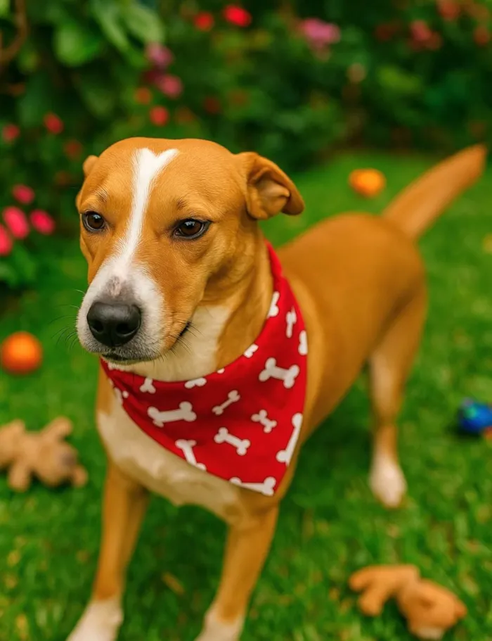 Cachorro ra a SRD-ViraLata idade 3 anos nome Américo 
