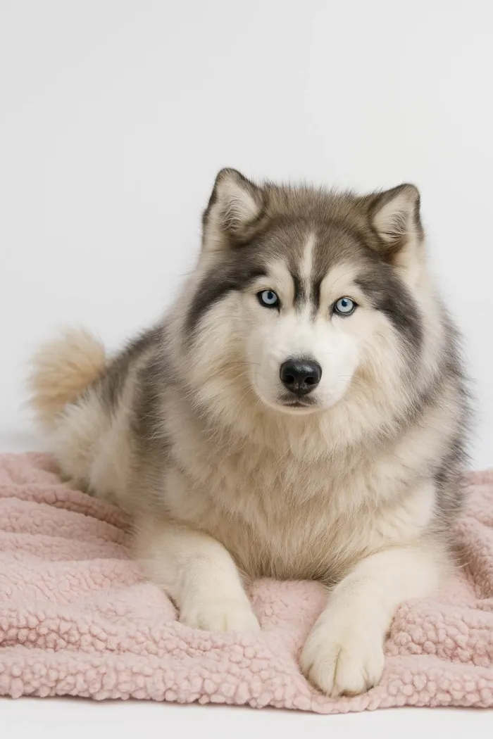 Cachorro ra a Husky Siberiano idade 4 anos nome Havena