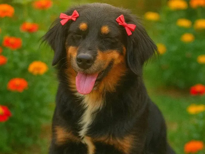 Cachorro ra a SRD-ViraLata idade 2 anos nome Baronesa