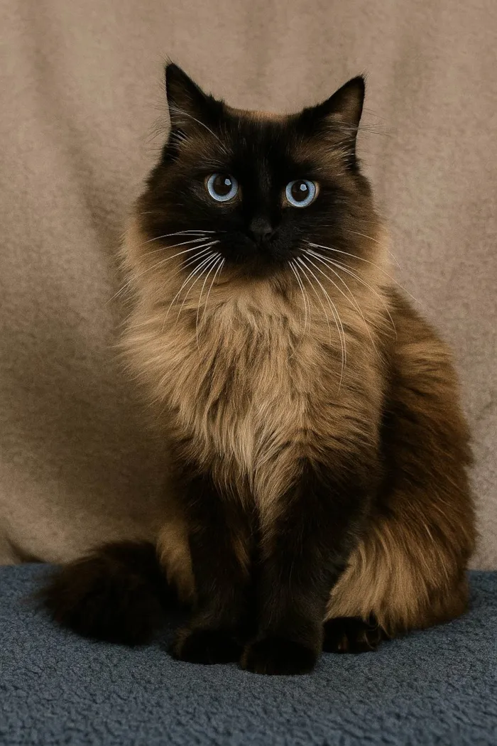 Gato ra a Siamês idade 2 anos nome Temaki