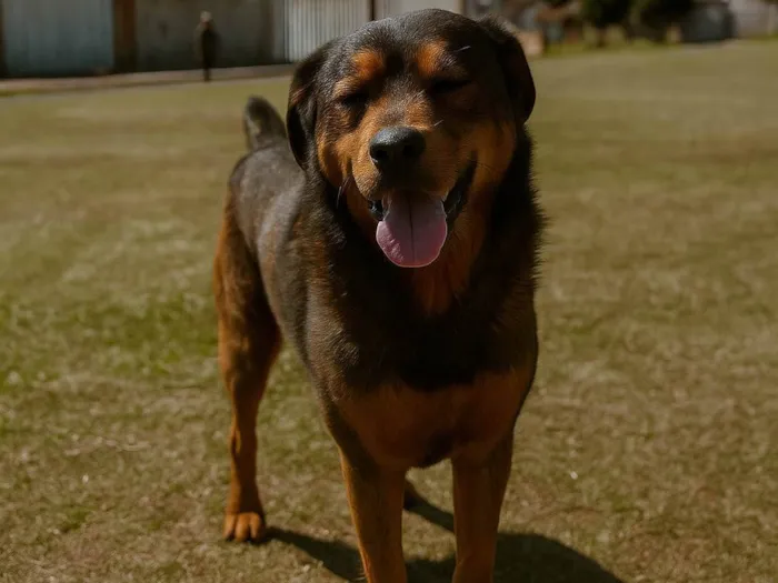 Cachorro ra a Labrador idade 6 ou mais anos nome Thor