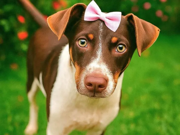 Cachorro ra a SRD-ViraLata idade 1 ano nome Melissa