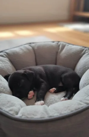 Cachorro raça SRD-ViraLata idade Abaixo de 2 meses nome Nina