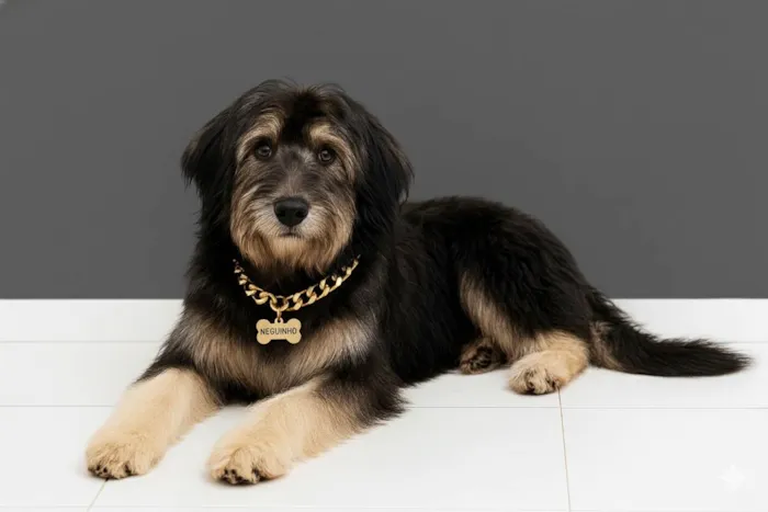 Cachorro ra a SRD-ViraLata idade 2 a 6 meses nome Neguinho 