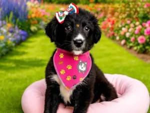 Cachorro raça SRD-ViraLata idade 2 a 6 meses nome Amora