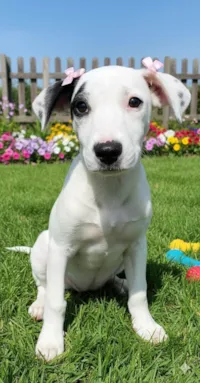 Cachorro ra a SRD-ViraLata idade 2 a 6 meses nome Cecília 