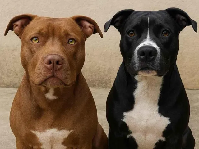 Cachorro raça Pit-Bull idade 1 ano nome Kira e Kiara 