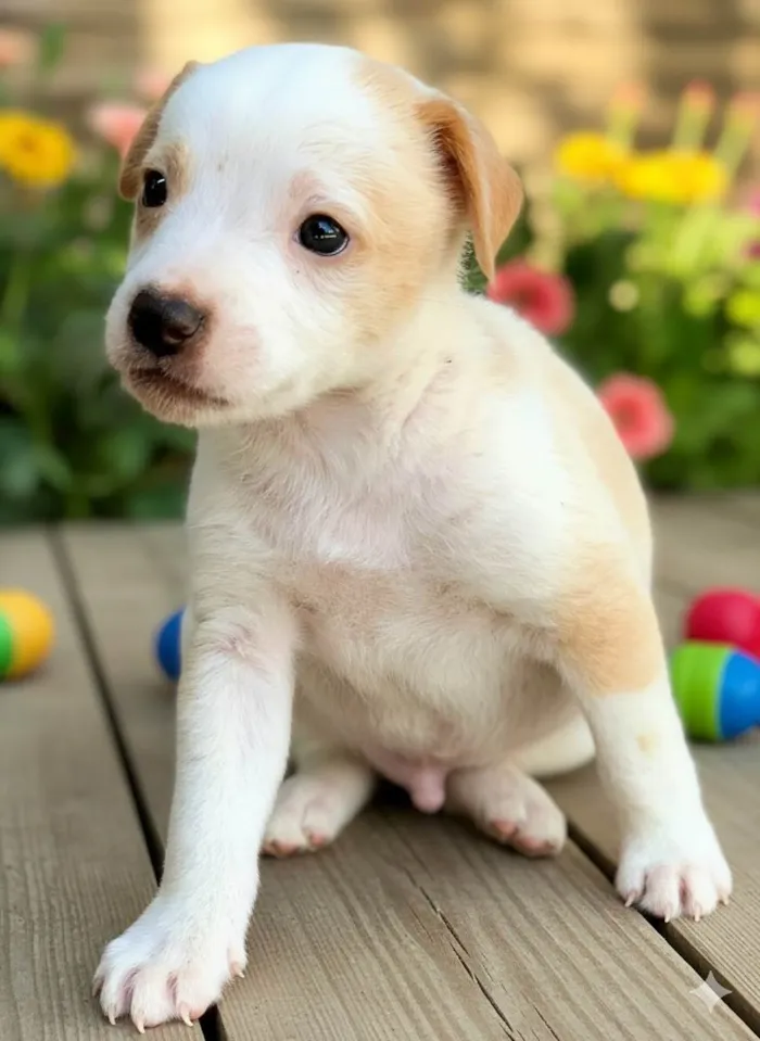 Cachorro ra a SRD-ViraLata idade 2 a 6 meses nome Leonardo 