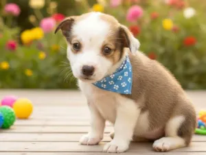 Cachorro raça SRD-ViraLata idade 2 a 6 meses nome Leôncio