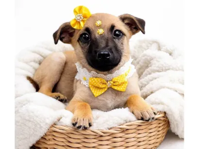 Cachorro ra a SRD-ViraLata idade 2 a 6 meses nome Serena