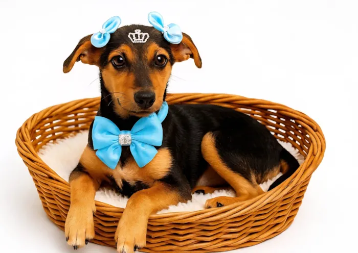 Cachorro ra a SRD-ViraLata idade 2 a 6 meses nome Liza