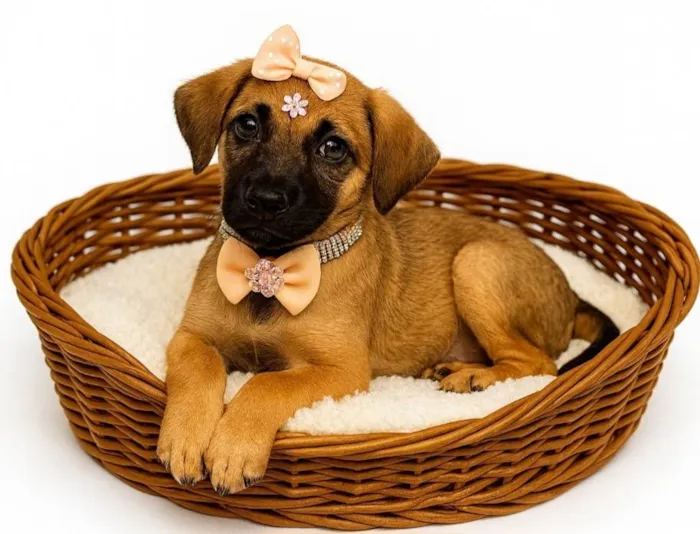 Cachorro raça SRD-ViraLata idade 2 a 6 meses nome Shiva