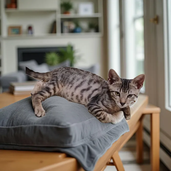 Gato raça SRD-ViraLata idade 2 a 6 meses nome Medroso 