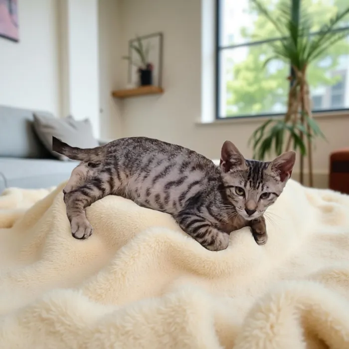 Gato raça SRD-ViraLata idade 2 a 6 meses nome Medroso 