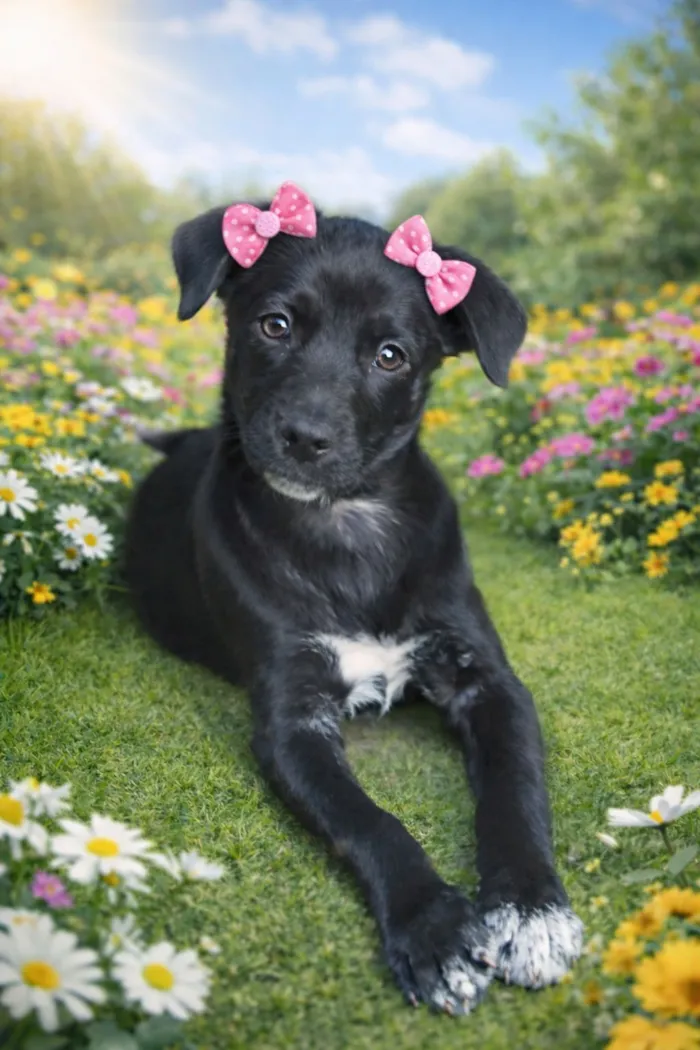 Cachorro raça SRD-ViraLata idade 2 a 6 meses nome Karlinha