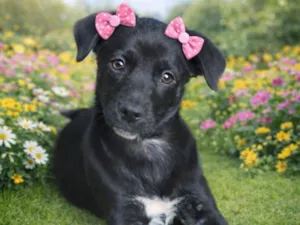 Cachorro raça SRD-ViraLata idade 2 a 6 meses nome Karlinha