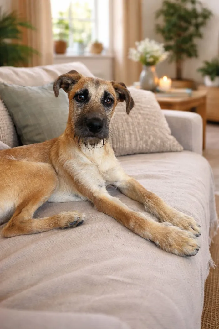 Cachorro raça SRD-ViraLata idade 2 a 6 meses nome Luck