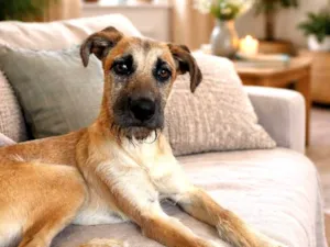 Cachorro raça SRD-ViraLata idade 2 a 6 meses nome Luck