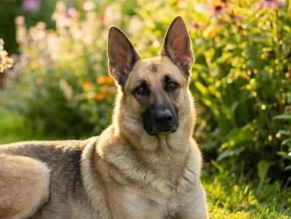 Cachorro raça Pastor Alemão idade 1 ano nome Pandora