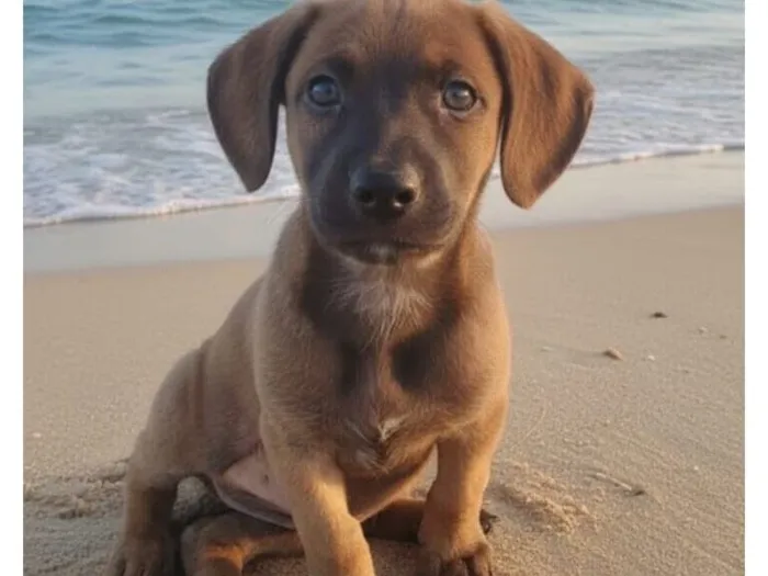 Cachorro raça SRD-ViraLata idade 2 a 6 meses nome Jamal 