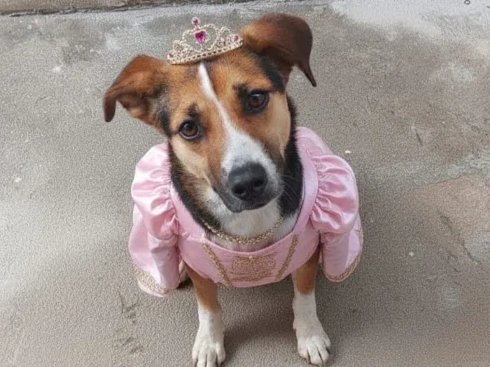 Cachorro raça SRD-ViraLata idade 1 ano nome Bela 