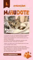 Gato raça SRD-ViraLata idade 2 a 6 meses nome Merlia 
