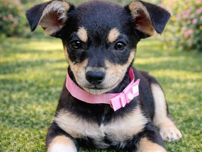 Cachorro raça SRD-ViraLata idade 2 a 6 meses nome Lalá