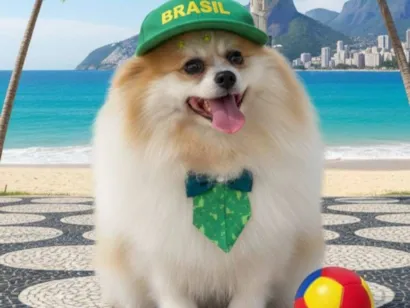 Cachorro raça Spitz Alemão  idade 3 anos nome Nick