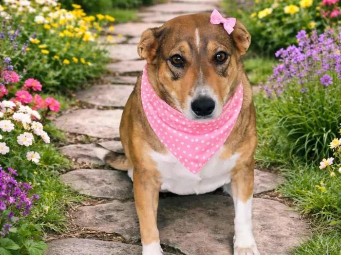 Cachorro raça SRD-ViraLata idade 4 anos nome Lara