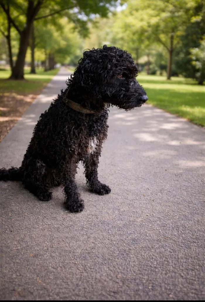Cachorro raça SRD-ViraLata idade 3 anos nome Pretinho