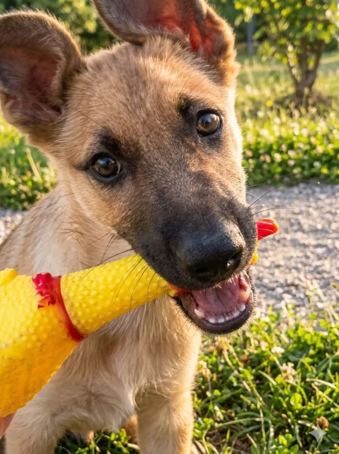 Cachorro raça SRD-ViraLata idade 2 a 6 meses nome  Mel