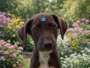 Cachorro raça SRD-ViraLata idade 2 a 6 meses nome Chico