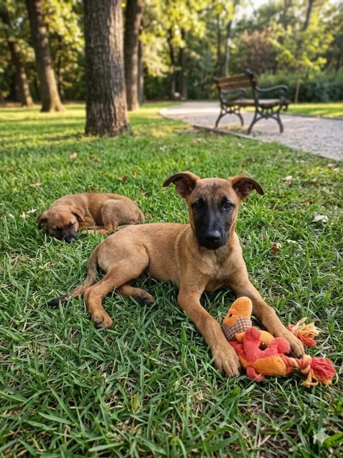 Cachorro raça SRD-ViraLata idade 2 a 6 meses nome Simba