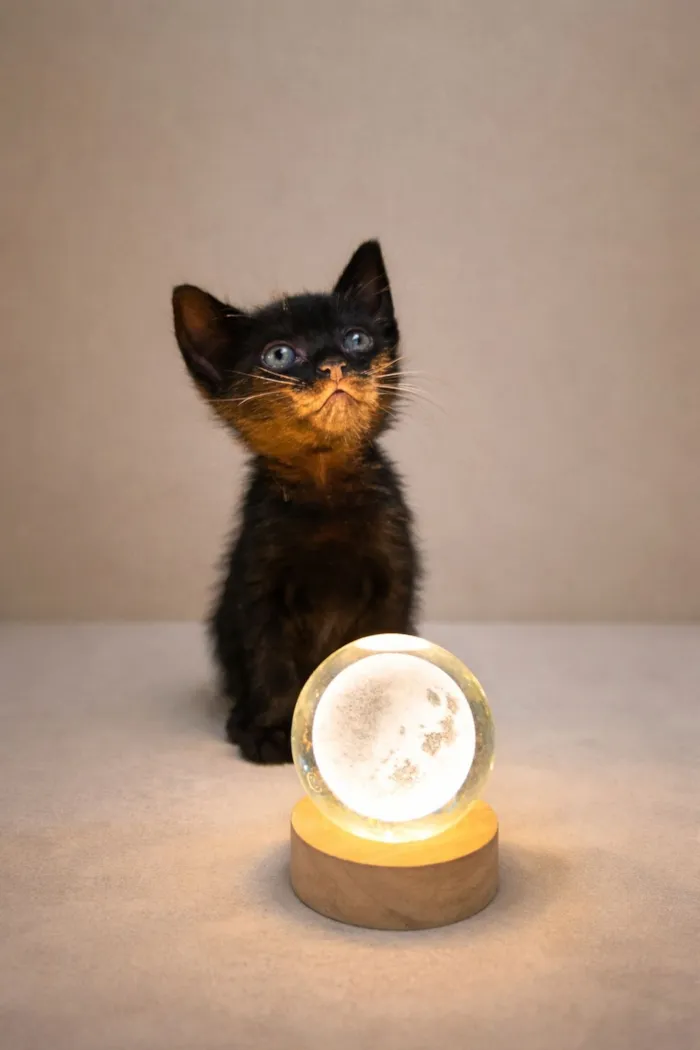 Gato raça SRD-ViraLata idade Abaixo de 2 meses nome Ravena