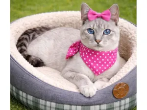 Gato raça Siamês idade 7 a 11 meses nome Dory 