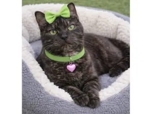 Gato raça SRD-ViraLata idade 7 a 11 meses nome Esmeralda 