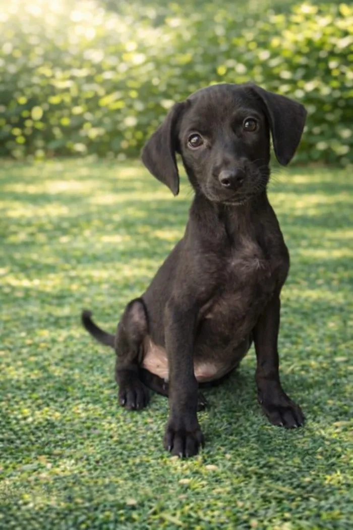 Cachorro raça SRD-ViraLata idade 2 a 6 meses nome DEMÉTRIO