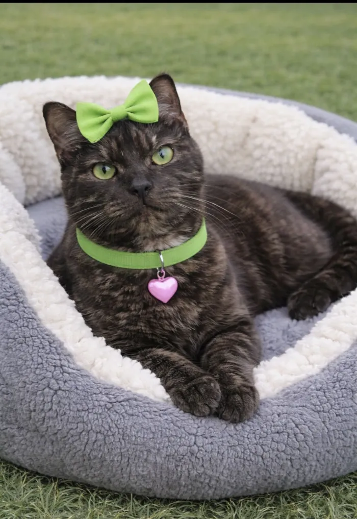 Gato raça SRD-ViraLata idade 1 ano nome Maria Esmeralda 