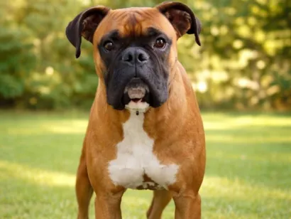 Cachorro raça Boxer idade 4 anos nome Apolo