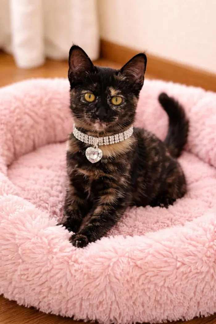 Gato raça SRD-ViraLata idade 2 a 6 meses nome Bia