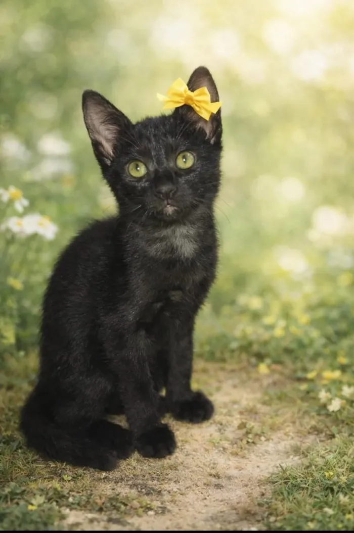 Gato raça SRD-ViraLata idade Abaixo de 2 meses nome Felicia 