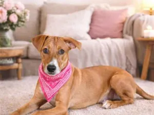 Cachorro raça SRD-ViraLata idade 2 a 6 meses nome Rodolfa