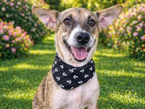 Cachorro raça SRD-ViraLata idade 7 a 11 meses nome Ivan