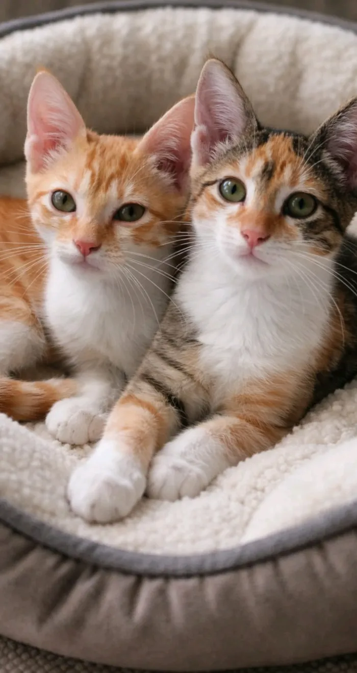 Gato raça SRD-ViraLata idade 2 a 6 meses nome Simba e Safira