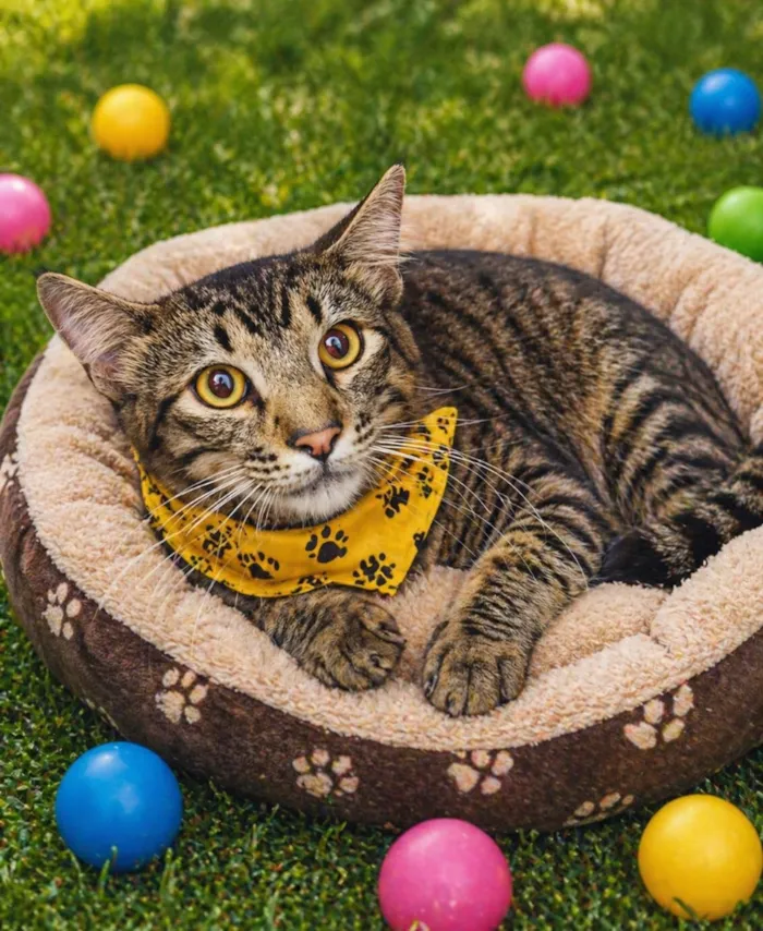 Gato raça SRD-ViraLata idade 1 ano nome Aladim 