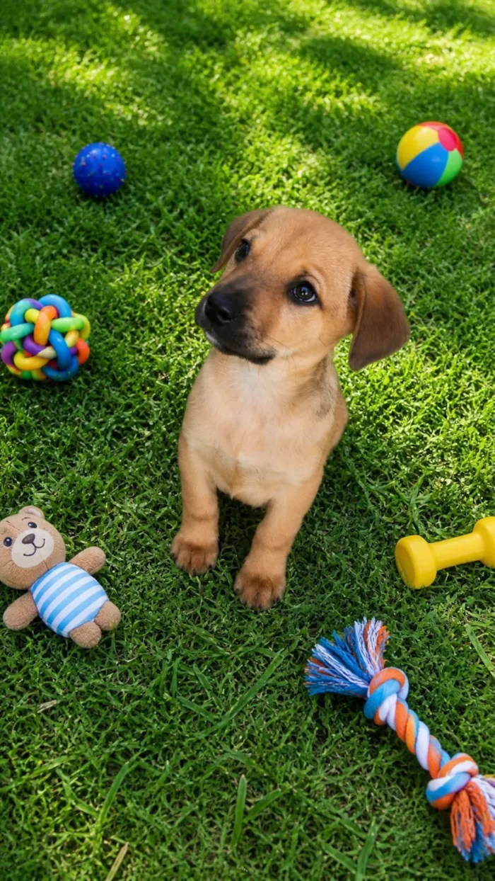 Cachorro raça SRD-ViraLata idade 2 a 6 meses nome Raffa