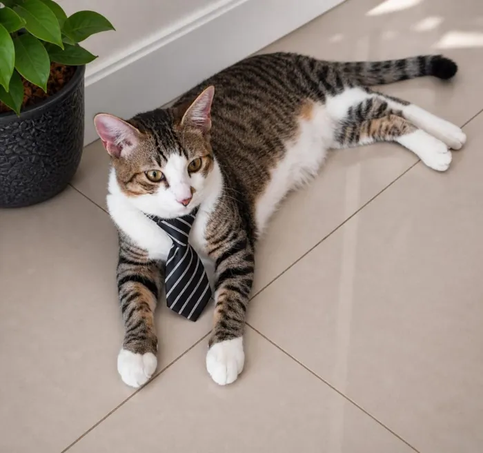 Gato raça SRD-ViraLata idade 2 anos nome THEO