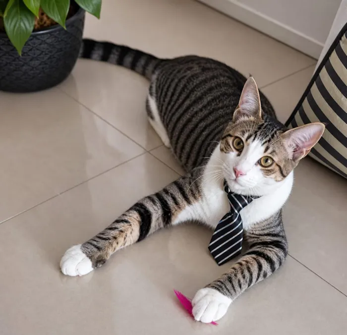 Gato raça SRD-ViraLata idade 2 anos nome THEO
