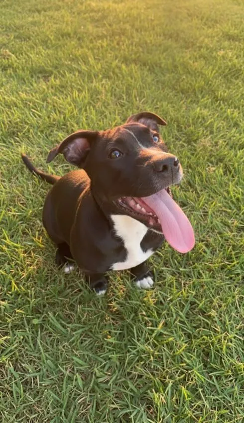 Cachorro raça Pit-Bull idade 7 a 11 meses nome Saddan